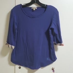 Burberry 3/4 sleeves shirt.